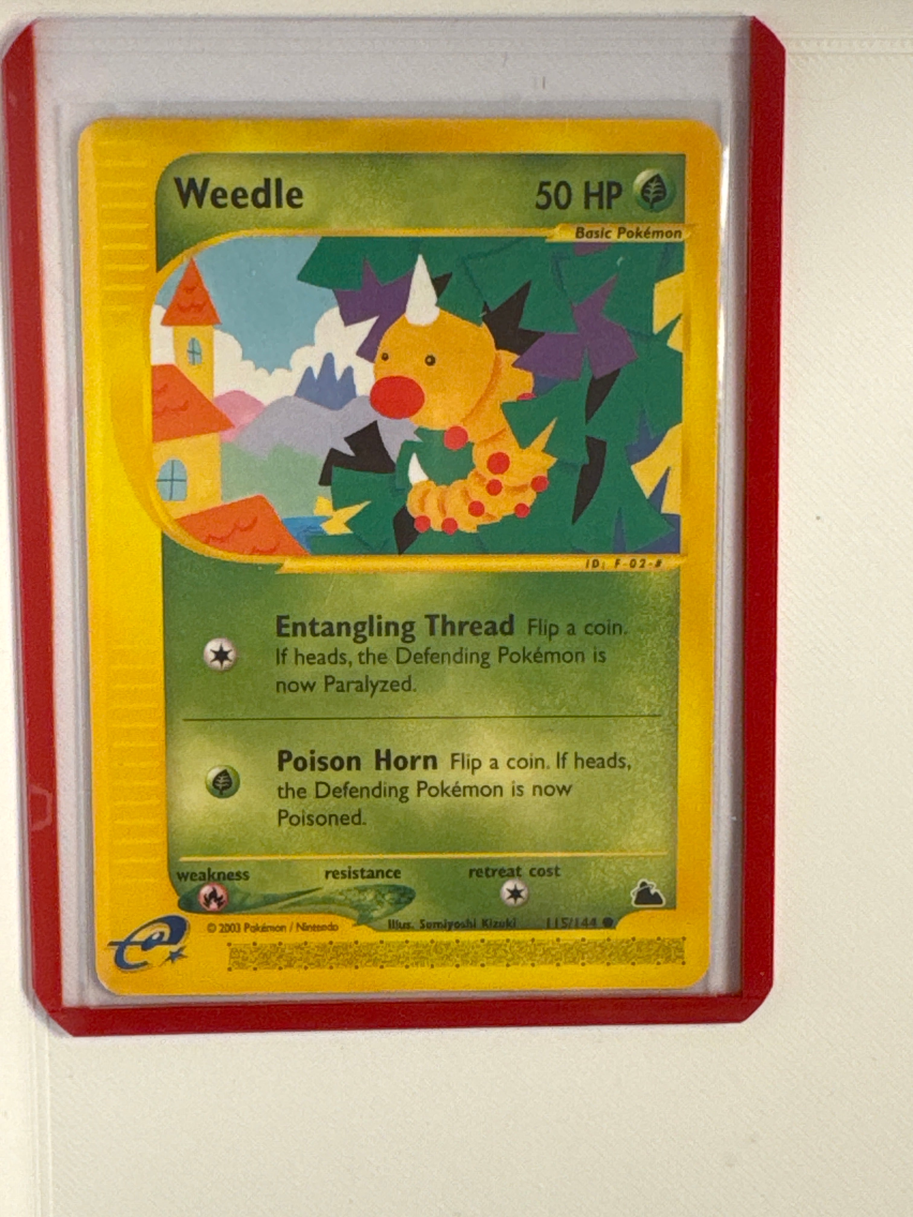 Weedle 115/144 skyridge