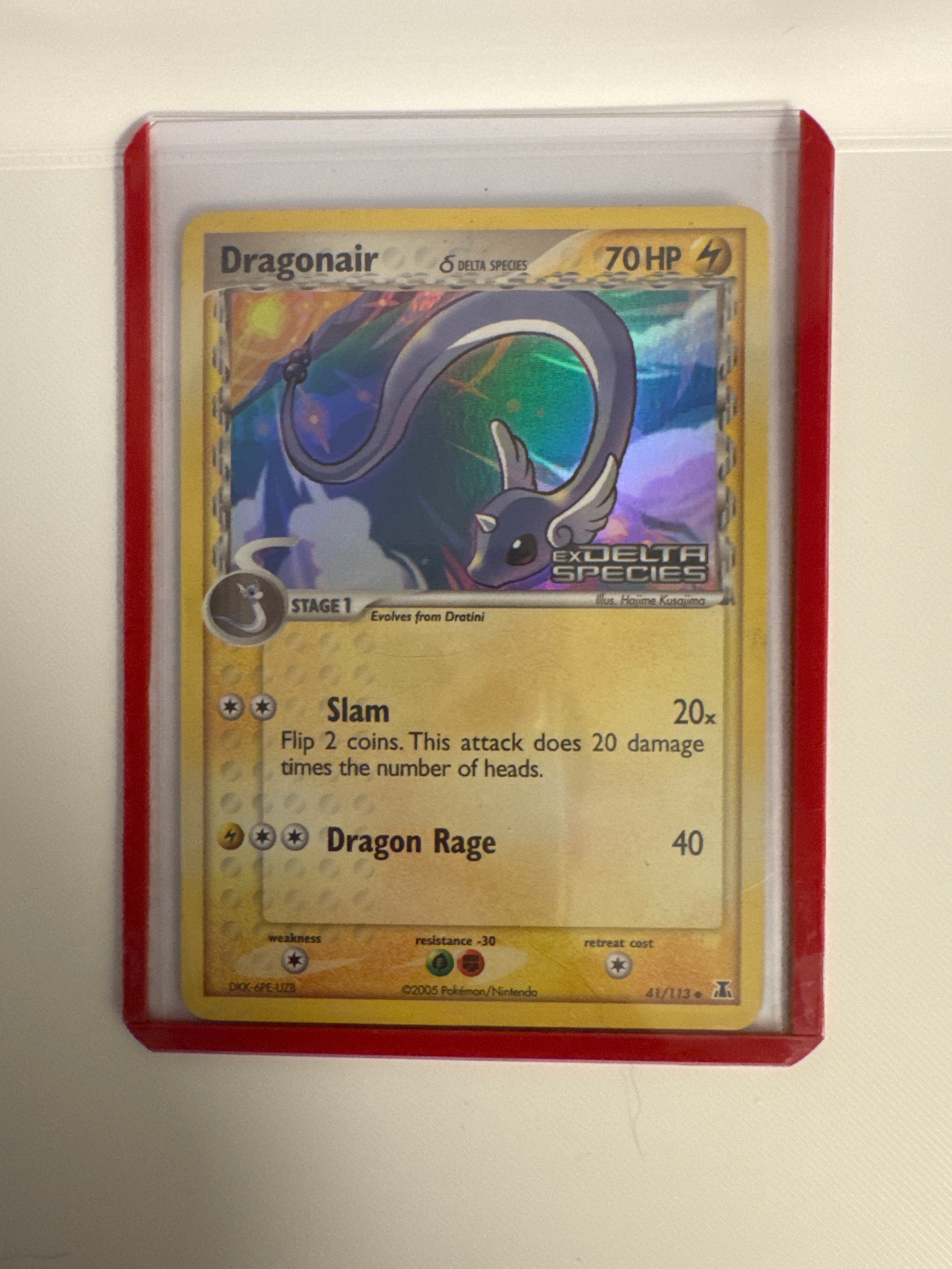 Dragonair 41/113 reverse holo stamped delta species
