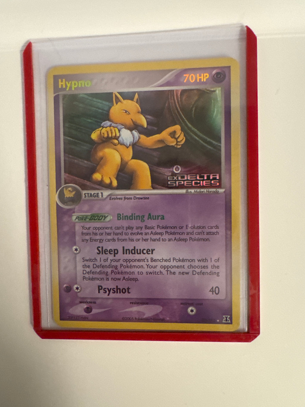 Hypno 23/113 reverse holo stamped ex delta species