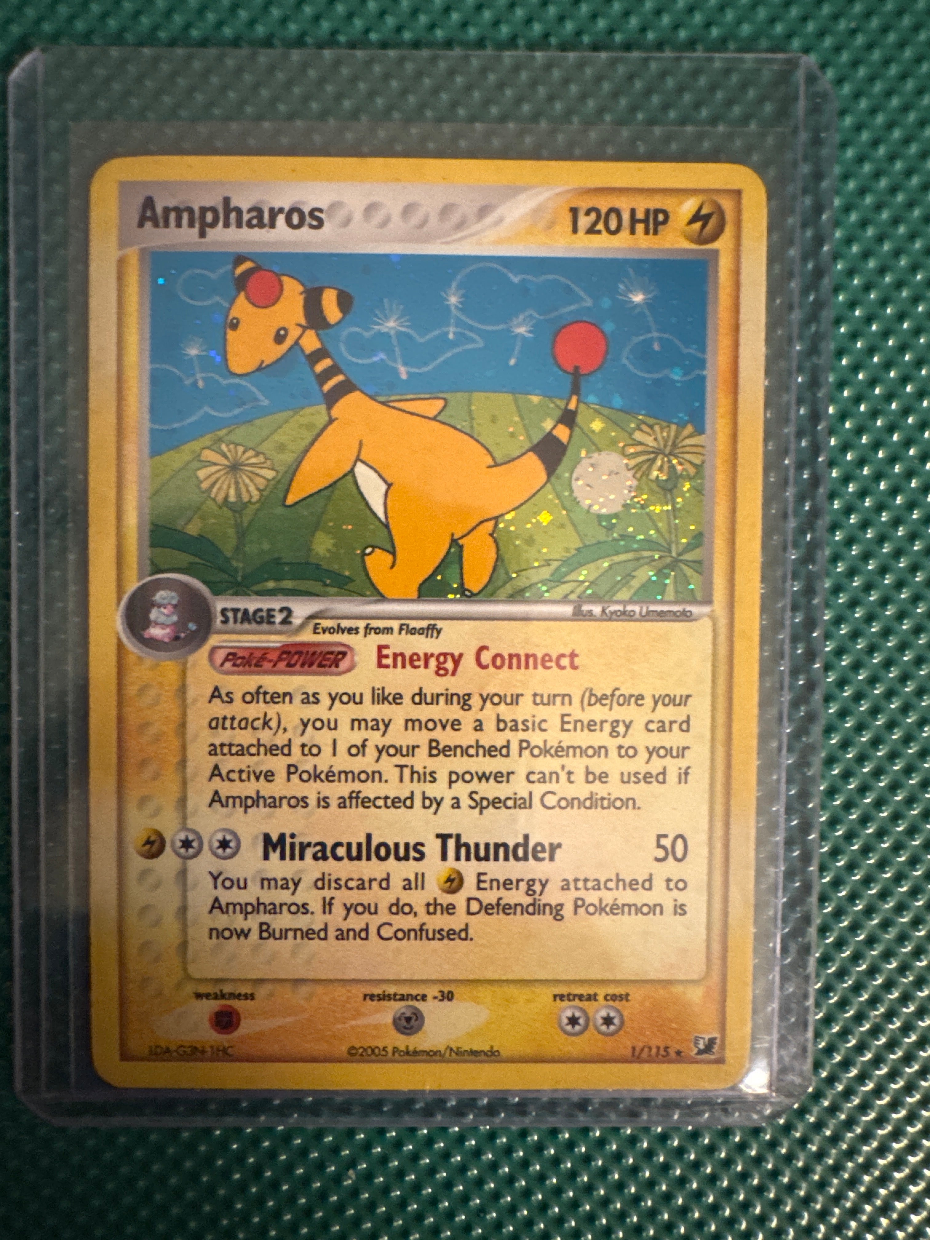 Ampharos holo 1/115