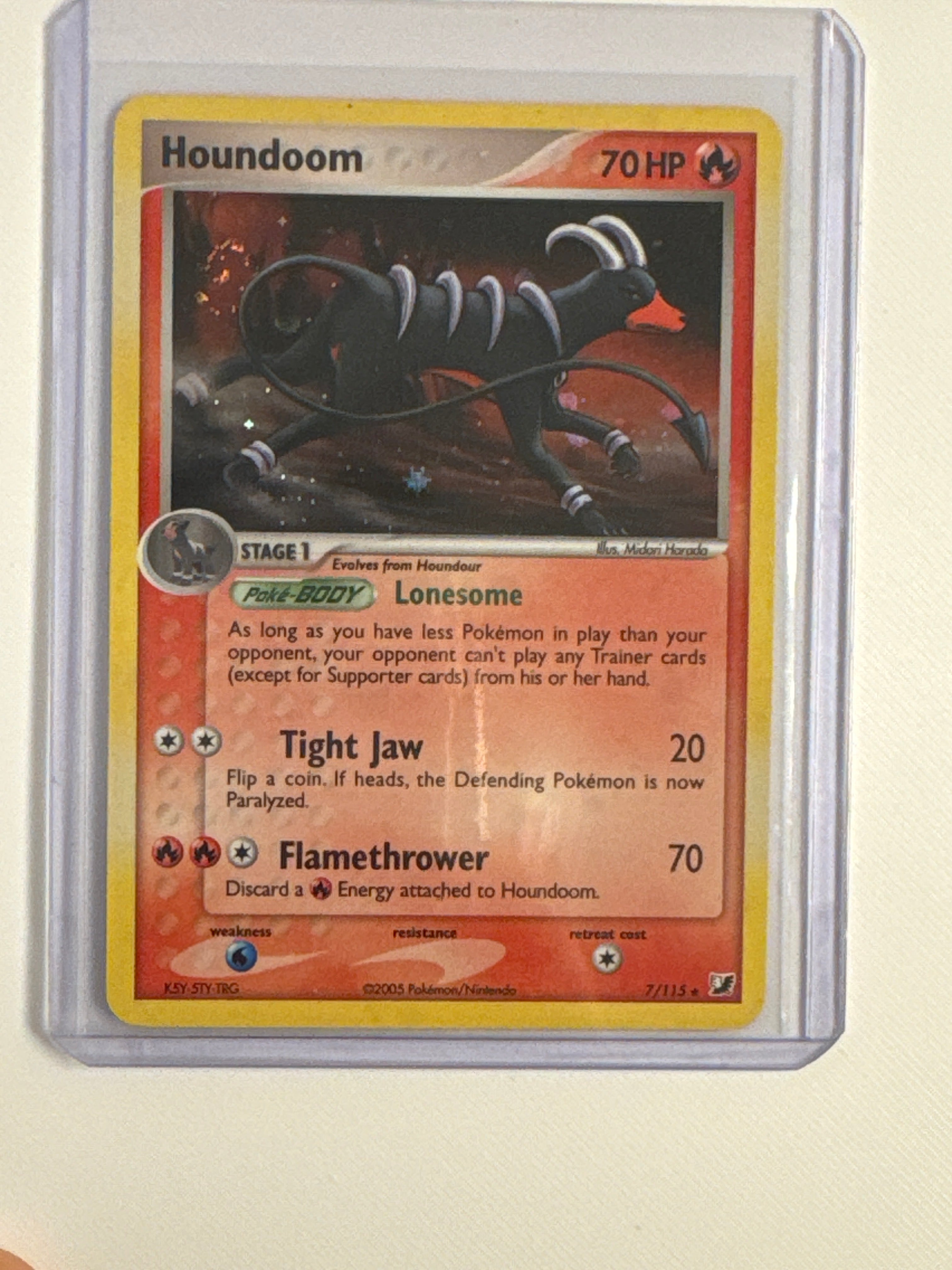 Houndoom 7/115 butt swirl