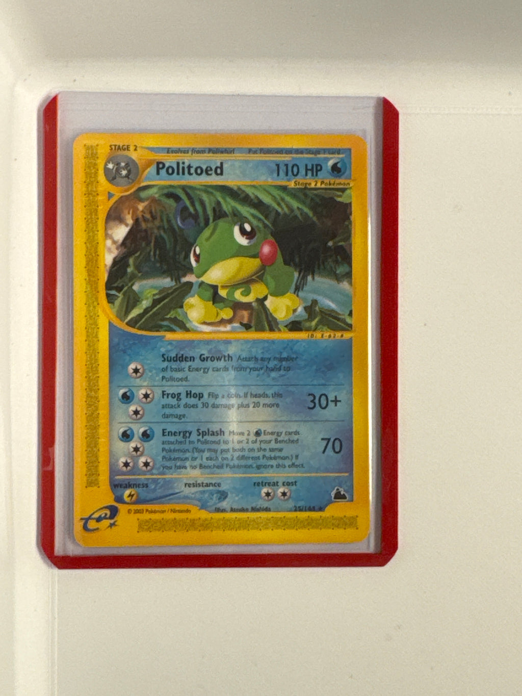 Politoed 25/144 skyridge