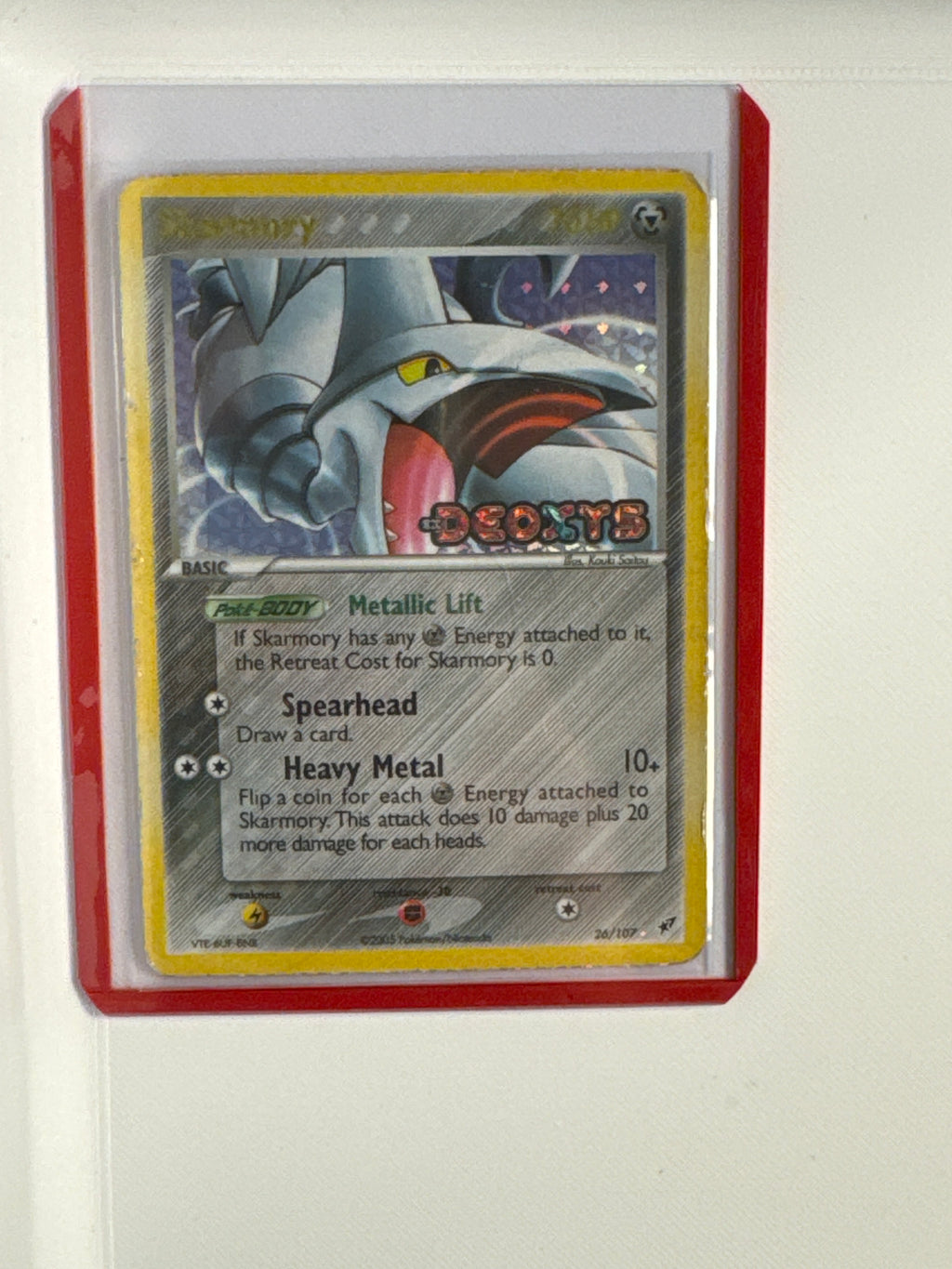 Skarmory 26/107 Deoxys stamped